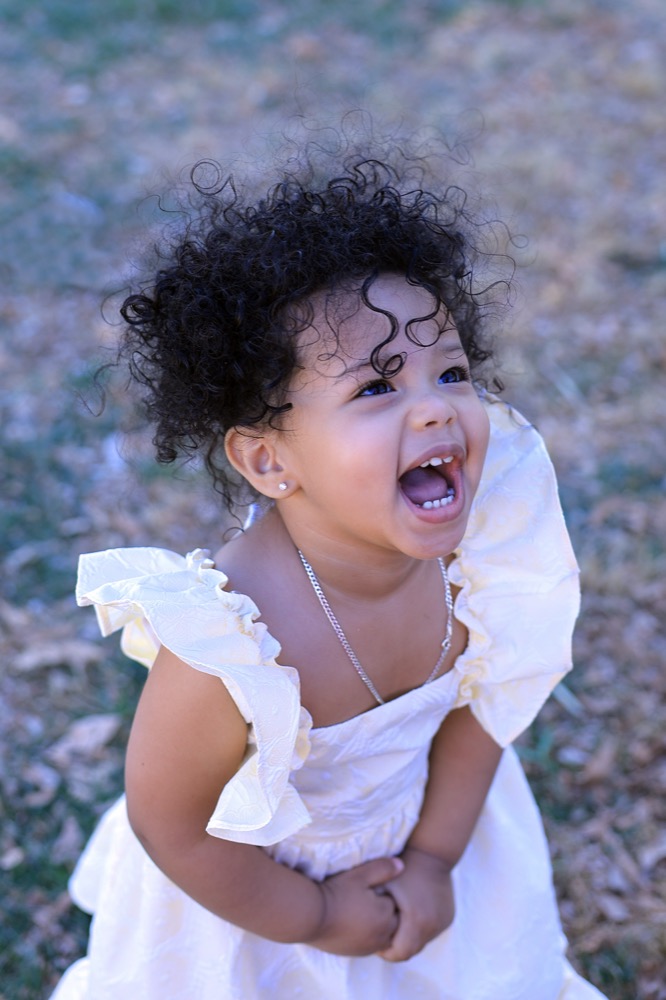 Candid child portrait