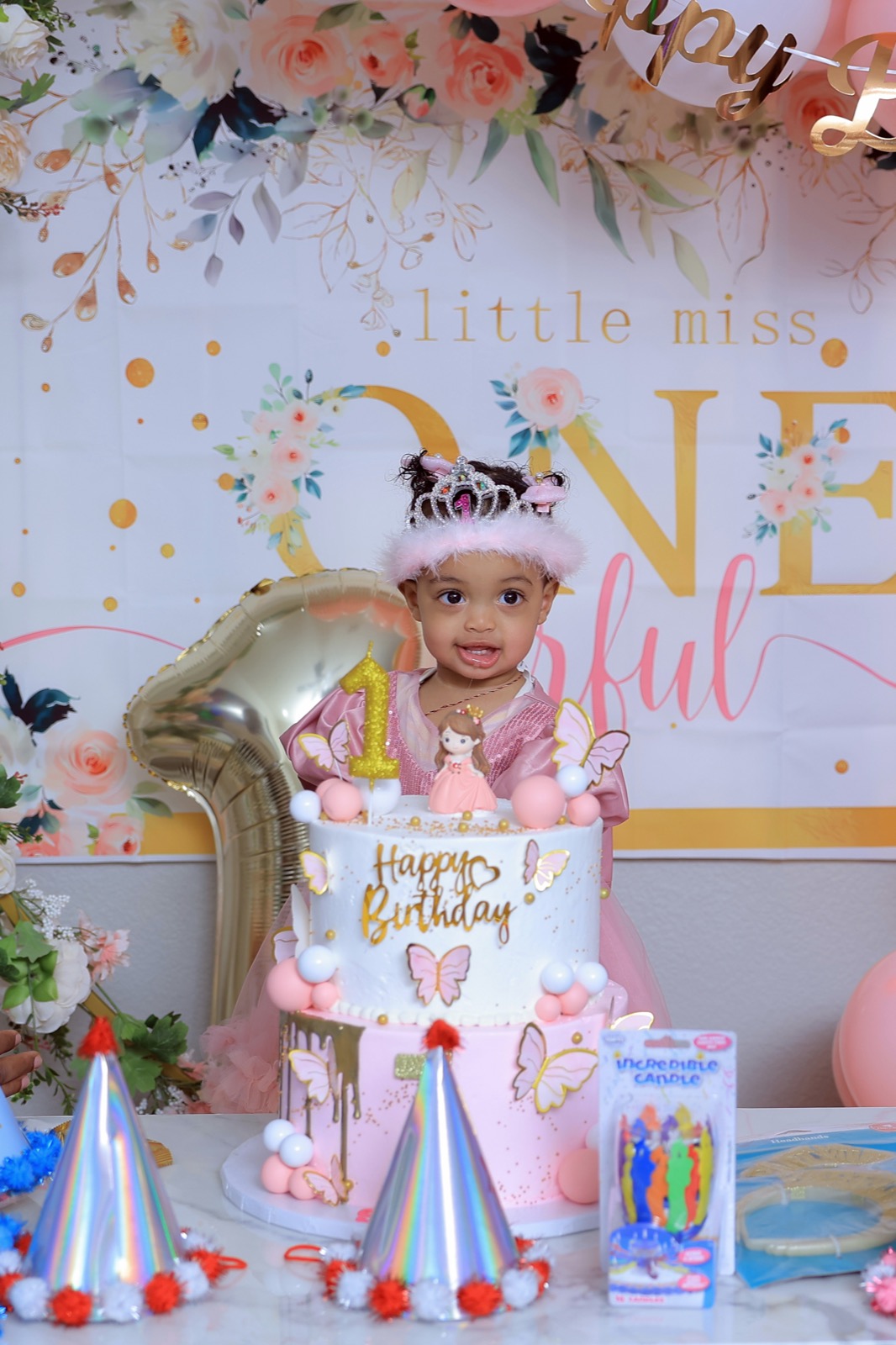 Birthday celebration portrait